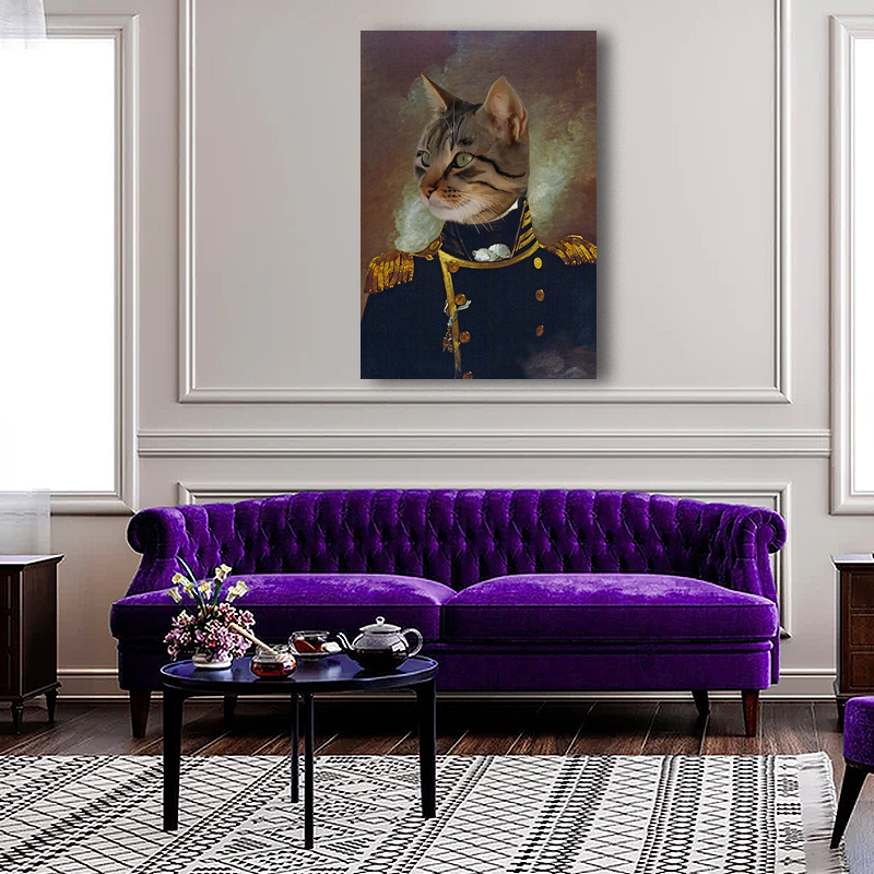 The Admiral - Custom Pet Portrait